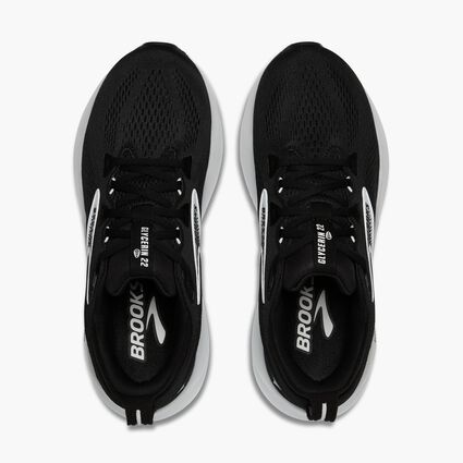 Brooks Glycerin 22 Black / Grey / White 8.5 B 0195394601695 Shoe Deals Outlet