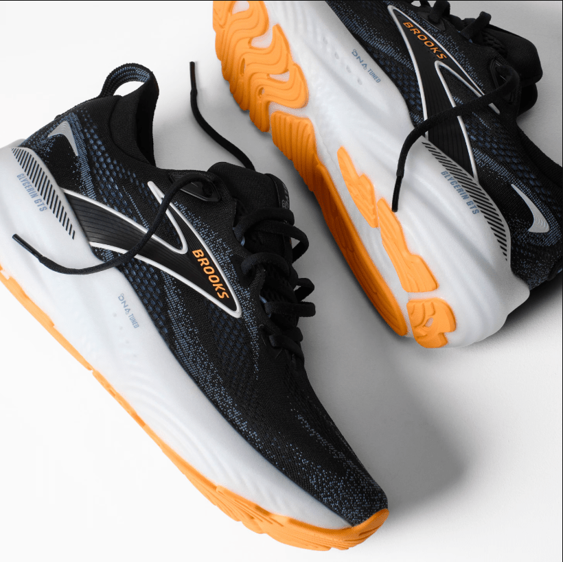 Brooks Glycerin 22 Orange / Nightlife / White 9 D 195394678291 Shoe Deals Outlet