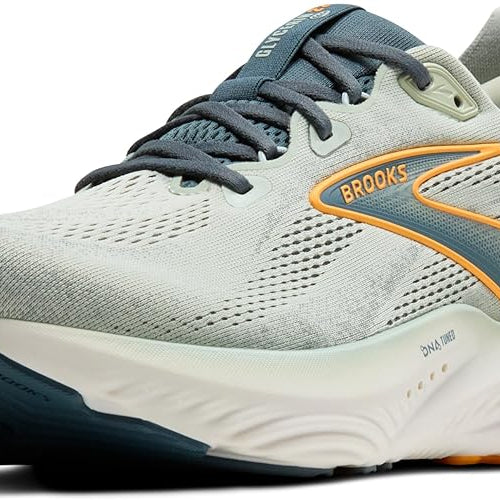 Brooks Glycerin 22 Smoke / Stormy / Orange 12 D 195394675993 Shoe Deals Outlet