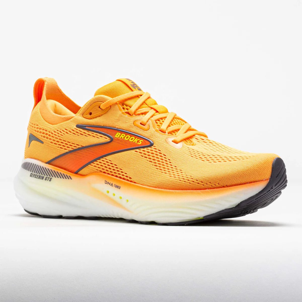 Brooks Glycerin GTS 22 Orange / Nightlife / White 8 D 195394678277 Shoe Deals Outlet
