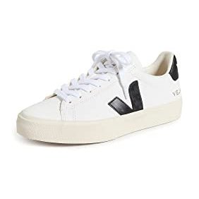 VEJA Campo - Women's Extra White Black Shoe Deals Outlet