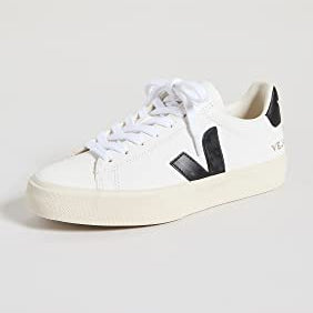 VEJA Campo - Women's Extra White Black Shoe Deals Outlet