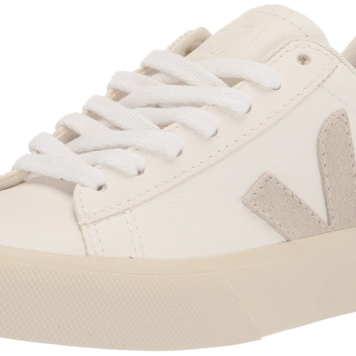 VEJA Campo - Women's Extra White Natural Suede Shoe Deals Outlet