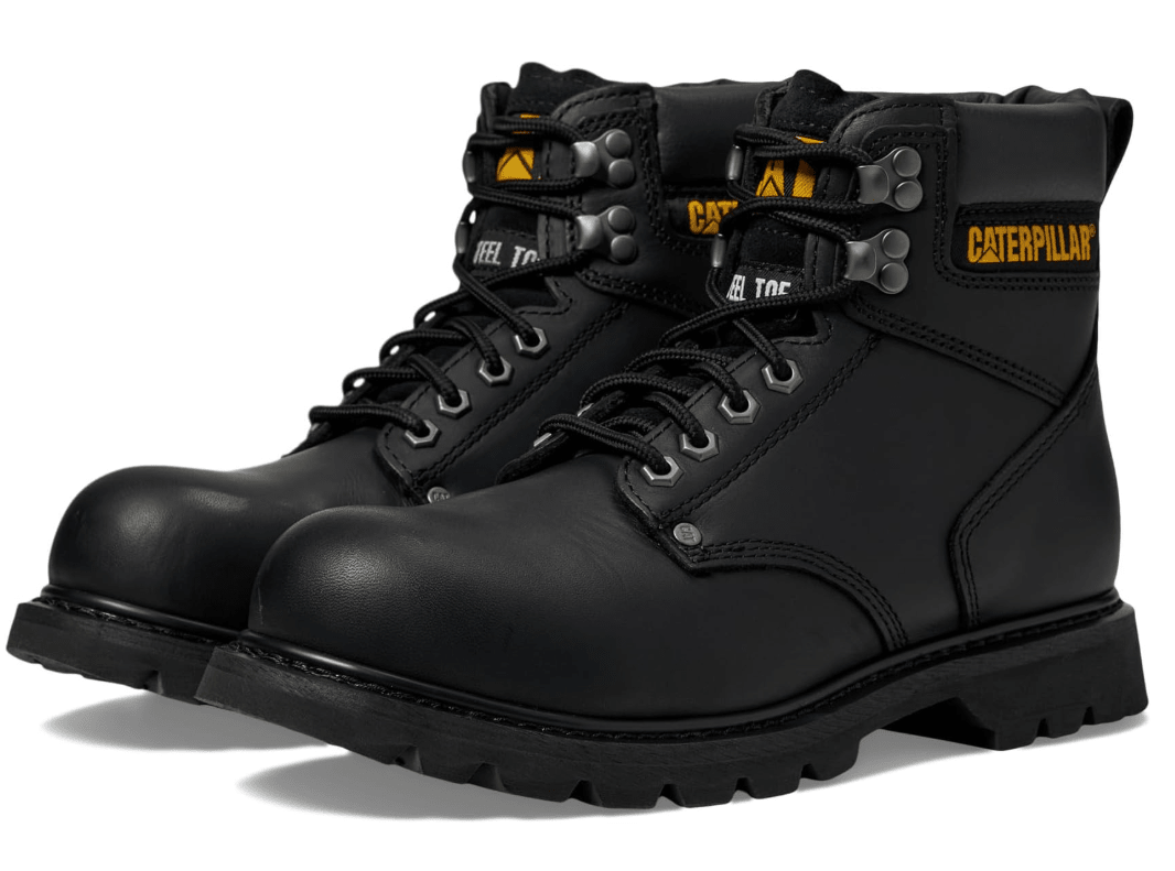 Caterpillar Second Shift Black Full Grain 11 M 018471936315 Shoe Deals Outlet