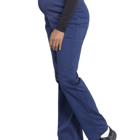 Cherokee Scrubs Pants Workwear Professionals Maternity Straight Leg Petite Navy XL 716605543162 Shoe Deals Outlet