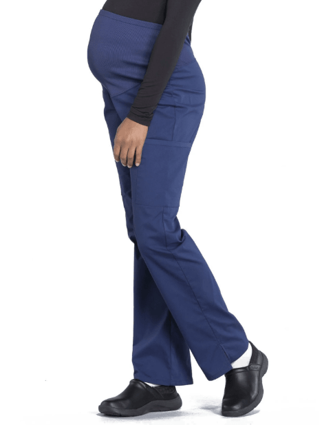 Cherokee Scrubs Pants Workwear Professionals Maternity Straight Leg Petite Navy XL 716605543162 Shoe Deals Outlet