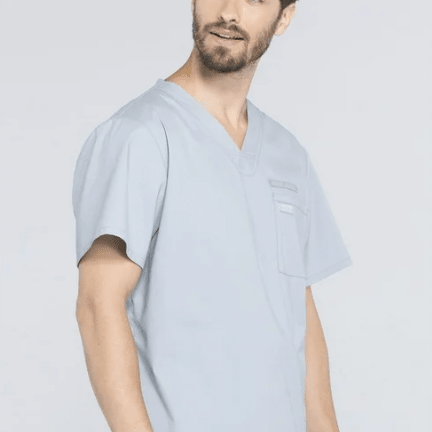 Cherokee Scrubs Workwear Professionals Tuckable V - Neck Top Grey XL 737314865888 Shoe Deals Outlet
