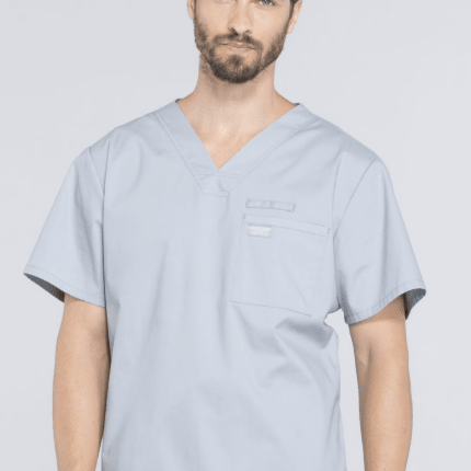 Cherokee Scrubs Workwear Professionals Tuckable V - Neck Top Grey XL 737314865888 Shoe Deals Outlet