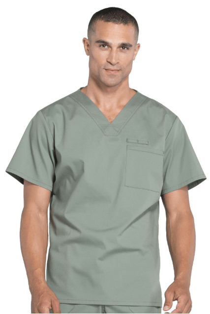 Cherokee Scrubs Workwear Professionals Tuckable V - Neck Top Olive 2XL 737314936748 Shoe Deals Outlet