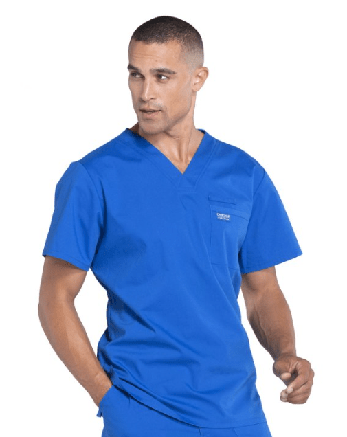 Cherokee Scrubs Workwear Professionals Tuckable V - Neck Top Royal XL 737314870370 Shoe Deals Outlet