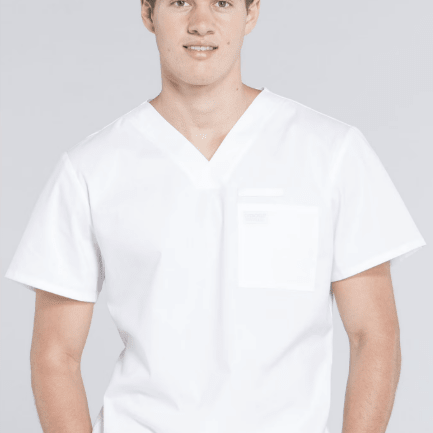 Cherokee Scrubs Workwear Professionals Tuckable V - Neck Top White 2XL 737314937004 Shoe Deals Outlet