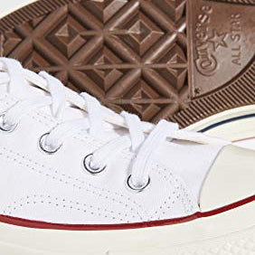 Converse Chuck 70 Low - Top - Unisex Multicolour White Garnet Egret 102 Shoe Deals Outlet