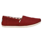 TOMS Classic Alpargata - Women's Black Cherry Canvas Shoe Deals Outlet