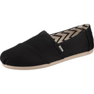 TOMS Classic Alpargata - Women's Black Canvas Shoe Deals Outlet