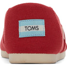 TOMS Classic Alpargata - Women's Red Canvas Shoe Deals Outlet