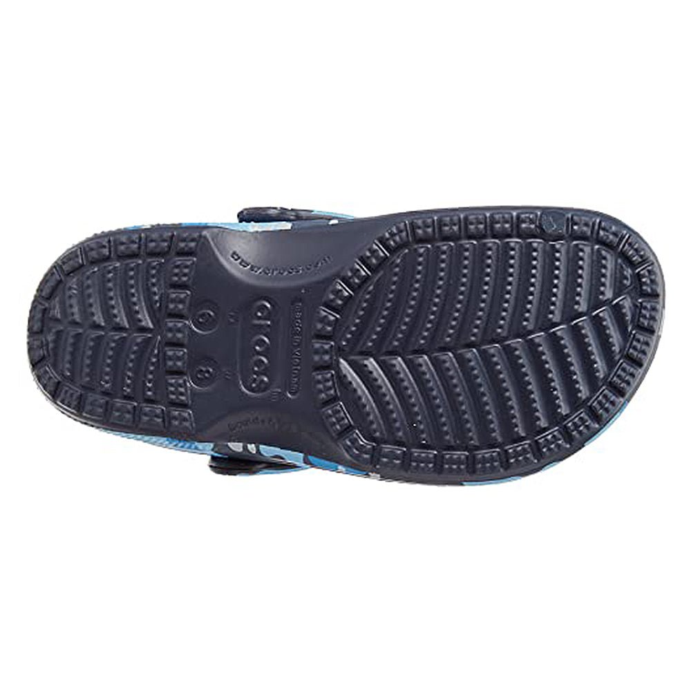 Crocs Classic Camo Clog - Unisex Navy/Multi Shoe Deals Outlet