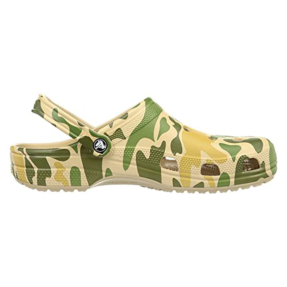 Crocs Classic Camo Clog - Unisex Chai/Tan Shoe Deals Outlet