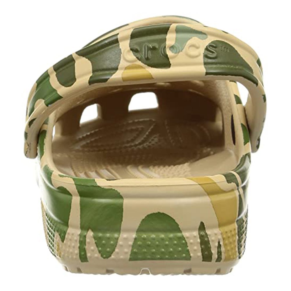 Crocs Classic Camo Clog - Unisex Chai/Tan Shoe Deals Outlet
