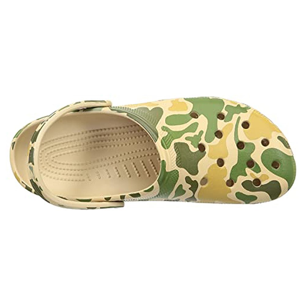 Crocs Classic Camo Clog - Unisex Chai/Tan Shoe Deals Outlet
