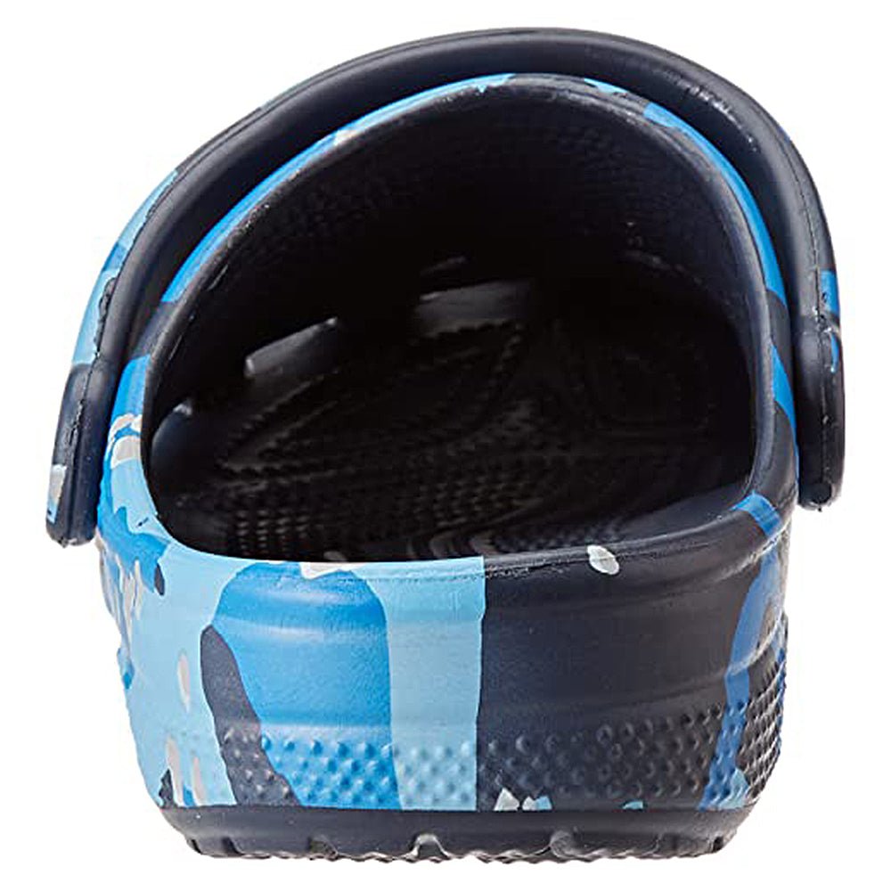 Crocs Classic Camo Clog - Unisex Navy/Multi Shoe Deals Outlet