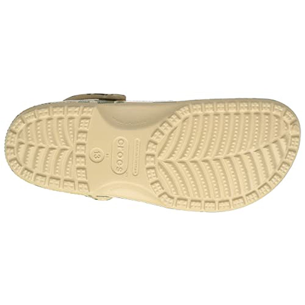 Crocs Classic Camo Clog - Unisex Chai/Tan Shoe Deals Outlet