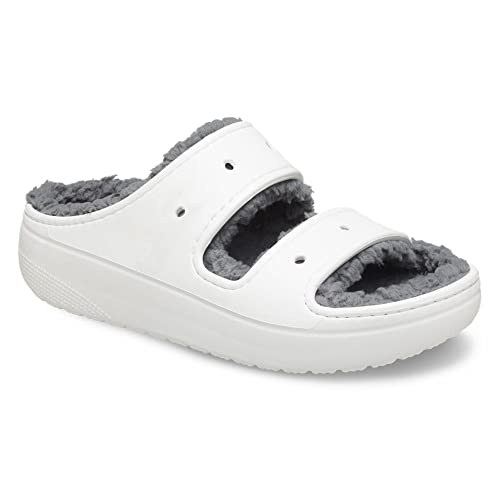 Crocs Classic Cozzzy Sandal - Men's White Shoe Deals Outlet