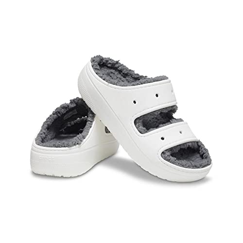 Crocs Classic Cozzzy Sandal - Men's White Shoe Deals Outlet