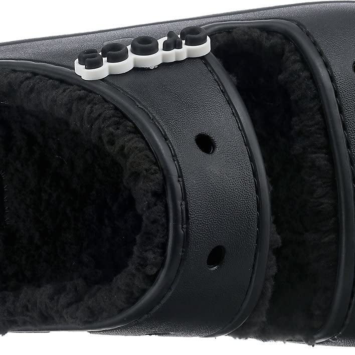 Crocs Classic Cozzzy Sandal - Men's Black Shoe Deals Outlet