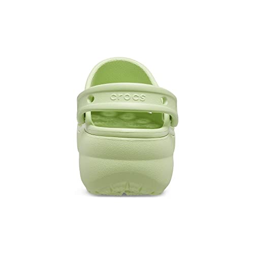 Crocs Classic Platform Clogs - Women's Celery Shoe Deals Outlet