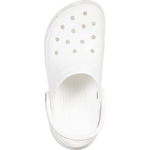 Crocs Classic Platform Clogs - Women's White Shoe Deals Outlet