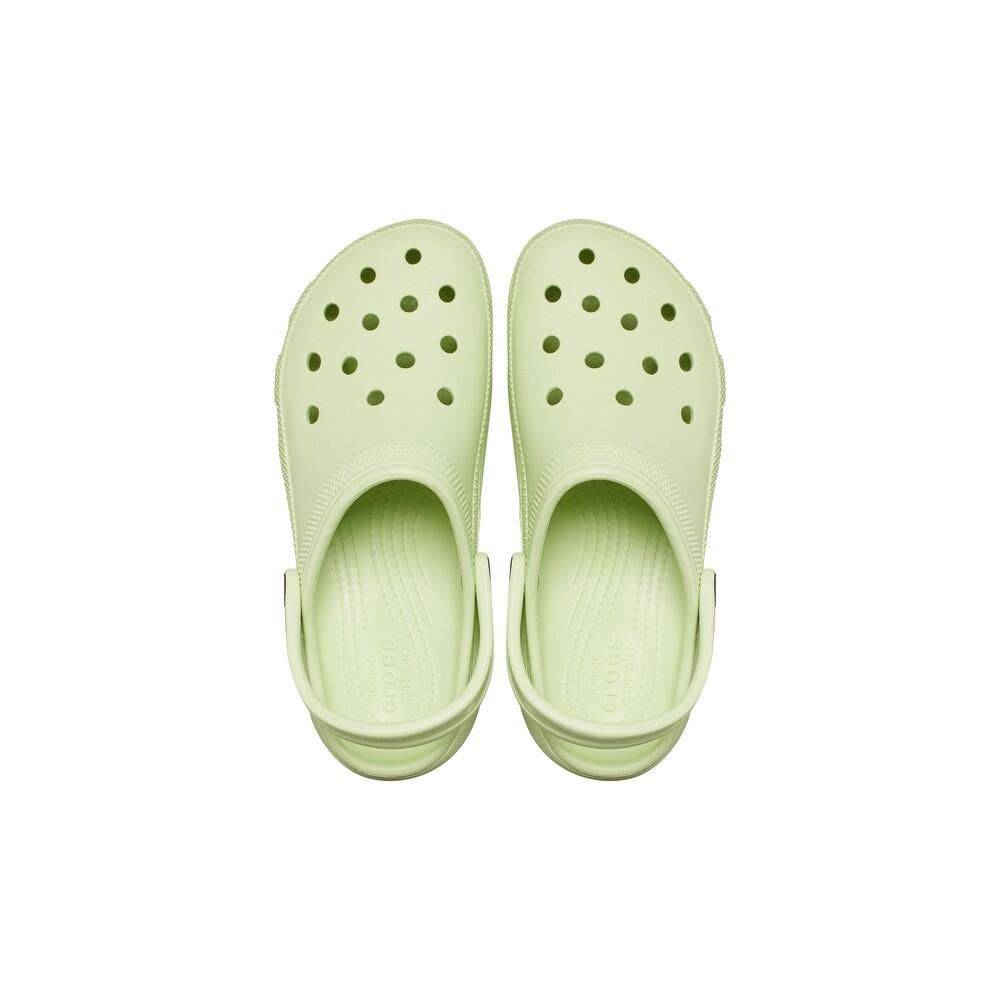 Crocs Classic Platform Clogs - Women's Celery Shoe Deals Outlet