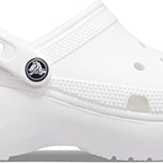 Crocs Classic Platform Clogs - Women's White Shoe Deals Outlet