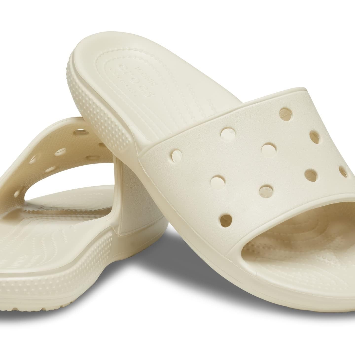 Crocs Classic Slide - Unisex Bone Shoe Deals Outlet