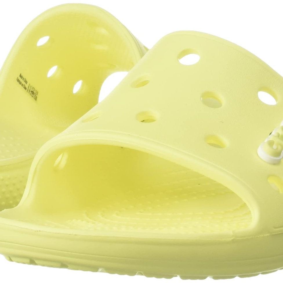 Crocs Classic Slide - Unisex Yellow Shoe Deals Outlet