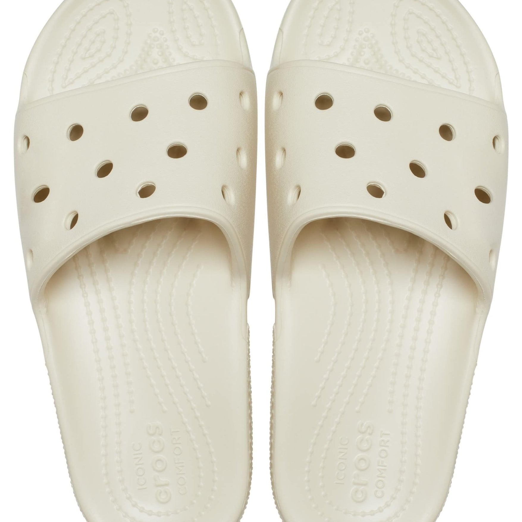 Crocs Classic Slide - Unisex Bone Shoe Deals Outlet