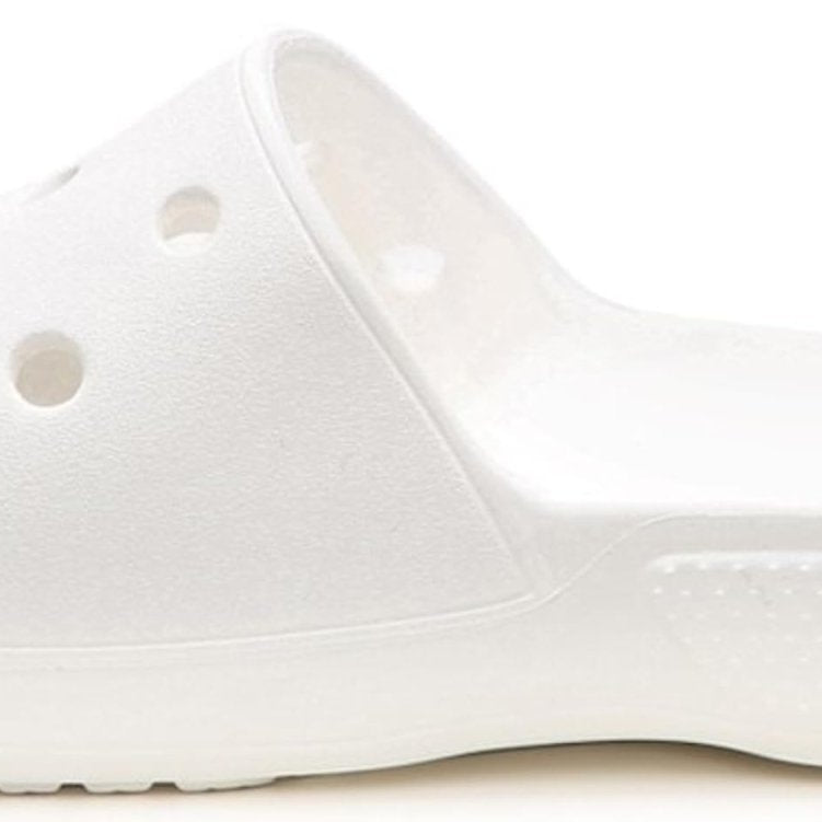 Crocs Classic Slide - Unisex White Shoe Deals Outlet