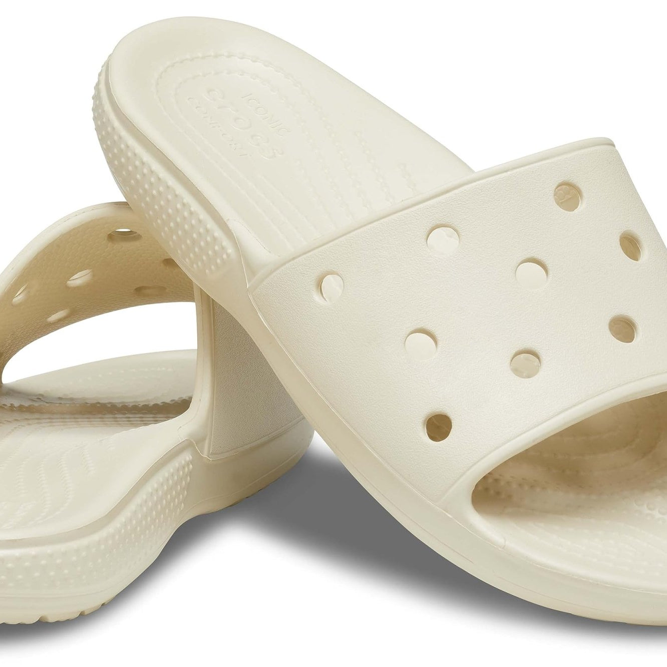 Crocs Classic Slide - Unisex Bone Shoe Deals Outlet