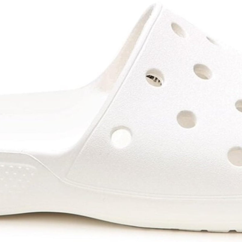 Crocs Classic Slide - Unisex White Shoe Deals Outlet