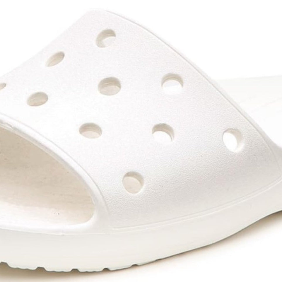 Crocs Classic Slide - Unisex White Shoe Deals Outlet