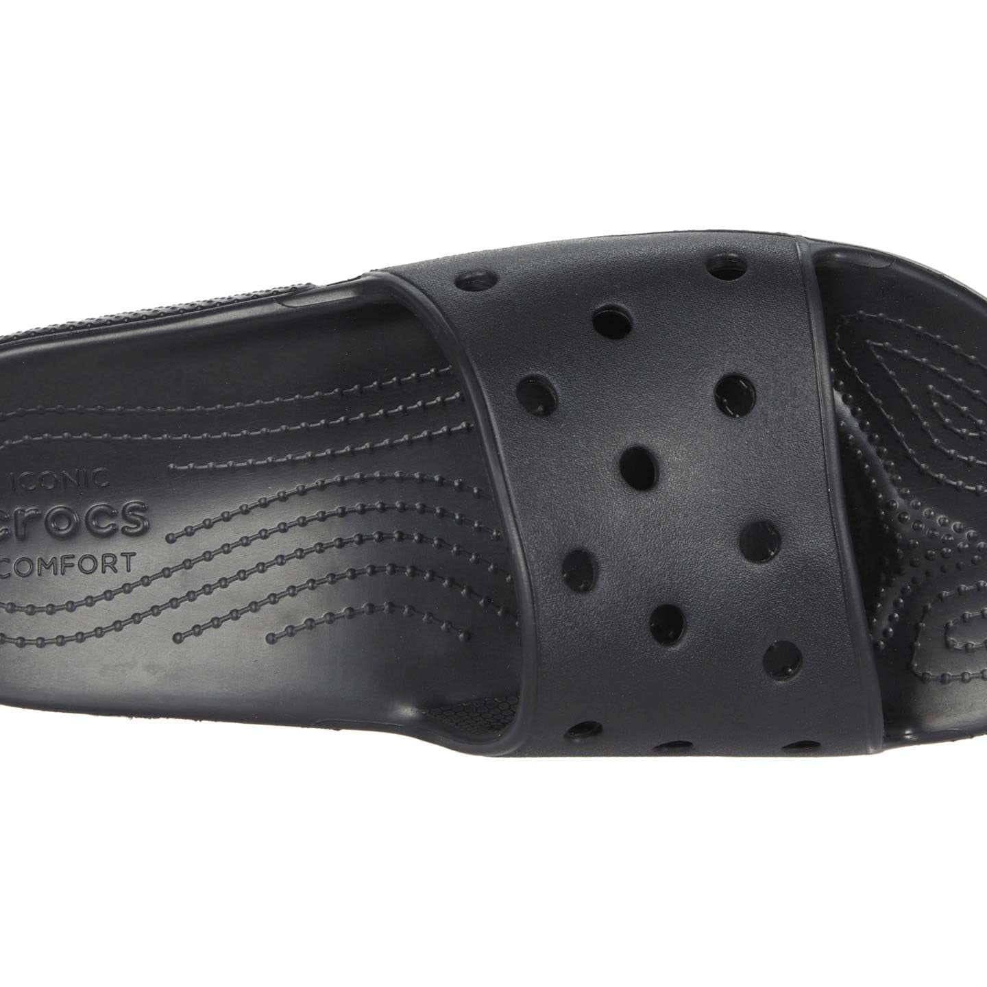Crocs Classic Slide - Unisex Black Shoe Deals Outlet