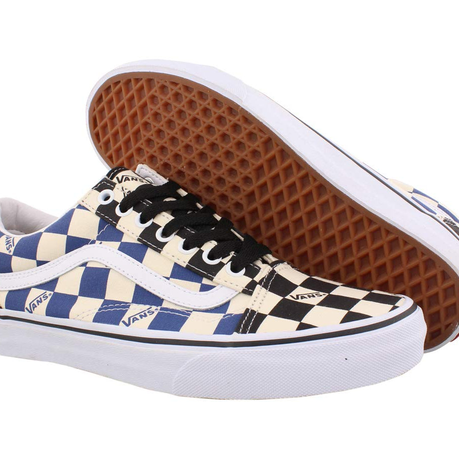 Vans Classic Slip - On - Unisex Big Check Black/Navy Shoe Deals Outlet