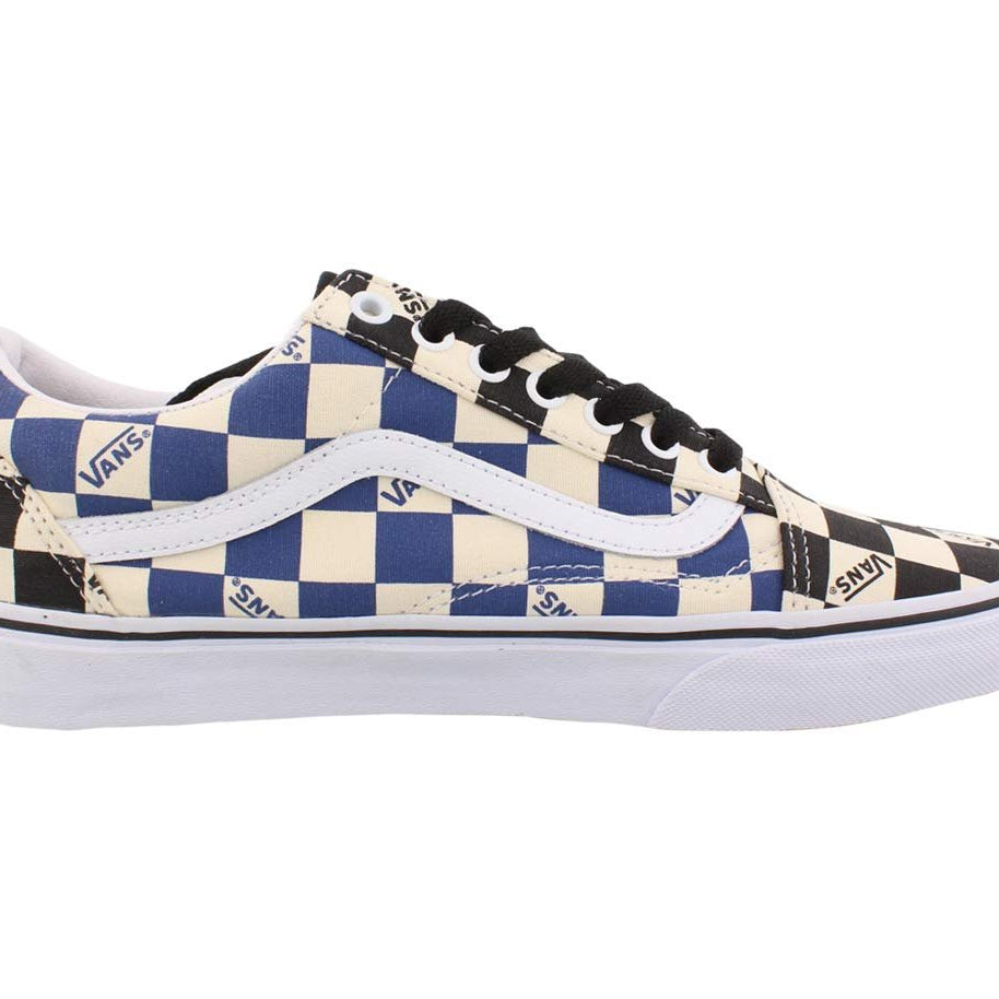 Vans Classic Slip - On - Unisex Big Check Black/Navy Shoe Deals Outlet