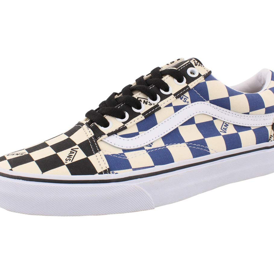 Vans Classic Slip - On - Unisex Big Check Black/Navy Shoe Deals Outlet