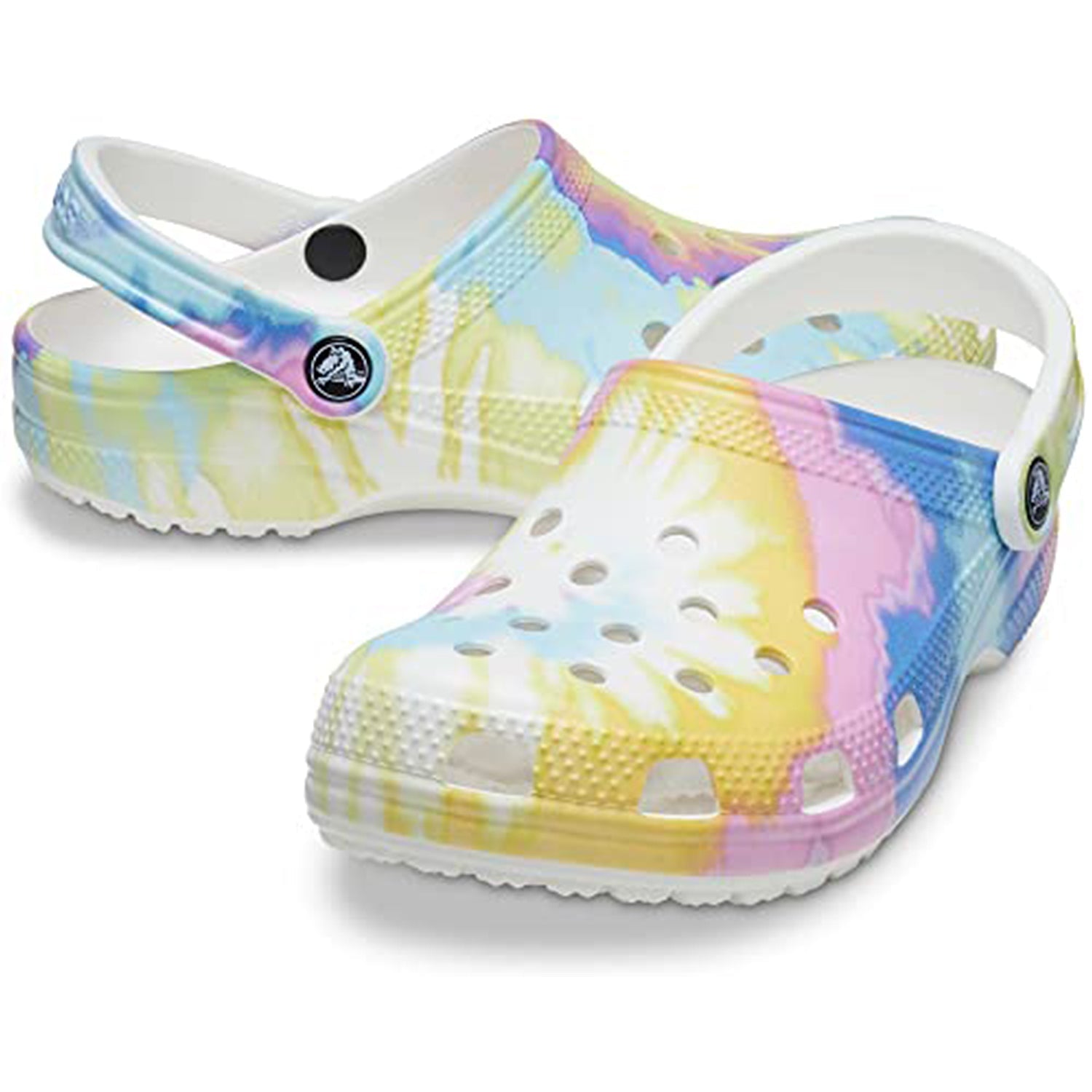 Crocs Classic Tie - Dye Clog - Unisex Pastel Tie Dye Shoe Deals Outlet