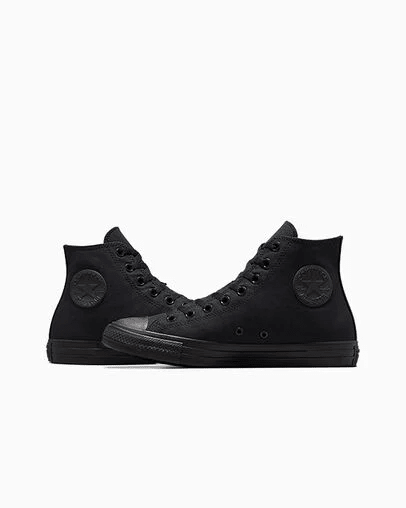 Converse Chuck Taylor All Star Canvas Black Monochrome 6.5 M 886952779764 Shoe Deals Outlet