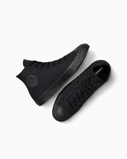 Converse Chuck Taylor All Star Canvas Black Monochrome 6.5 M 886952779764 Shoe Deals Outlet