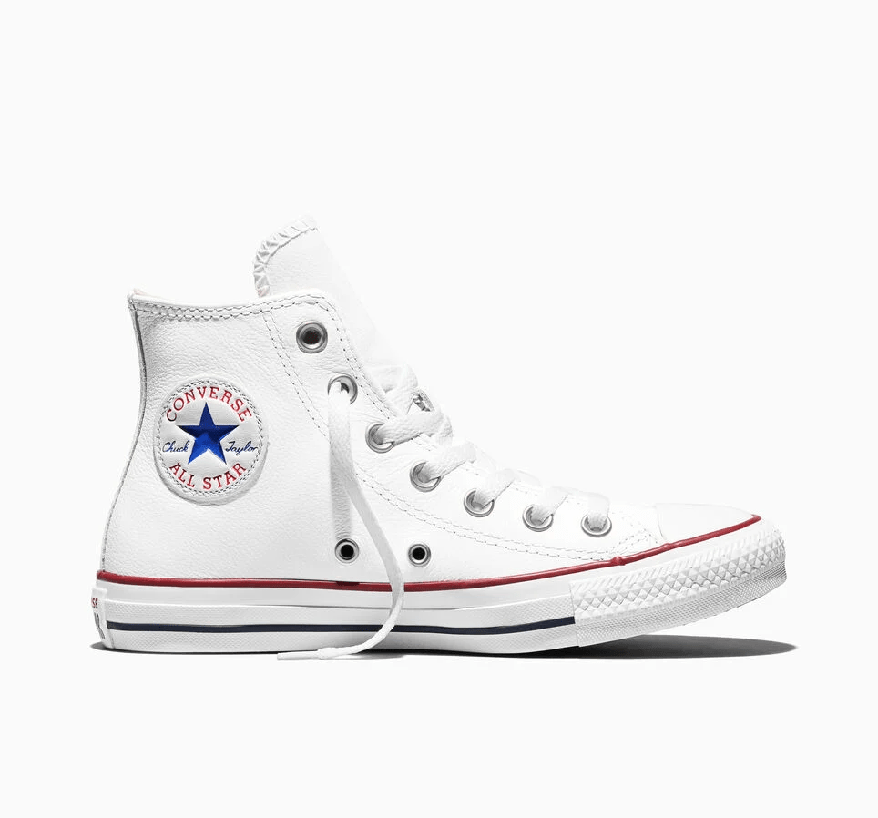 Converse Chuck Taylor All Star Leather White Men's 6 / Women's 8 M 886951121069 Shoe Deals Outlet