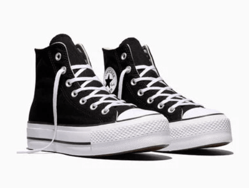 Converse Chuck Taylor All Star Lift Platform Hi Black / White / White 5.5 M 888755504246 Shoe Deals Outlet