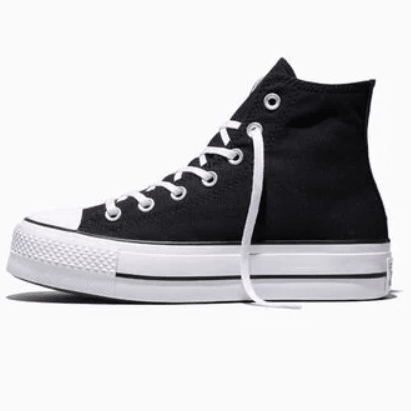 Converse Chuck Taylor All Star Lift Platform Hi White / Black / White 5 M 888755504369 Shoe Deals Outlet
