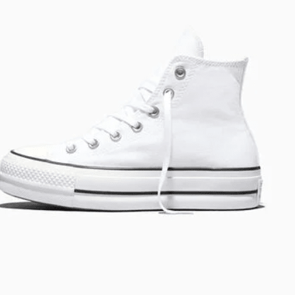 Converse Chuck Taylor All Star Lift Platform Hi White / Black / White 5 M 888755504369 Shoe Deals Outlet